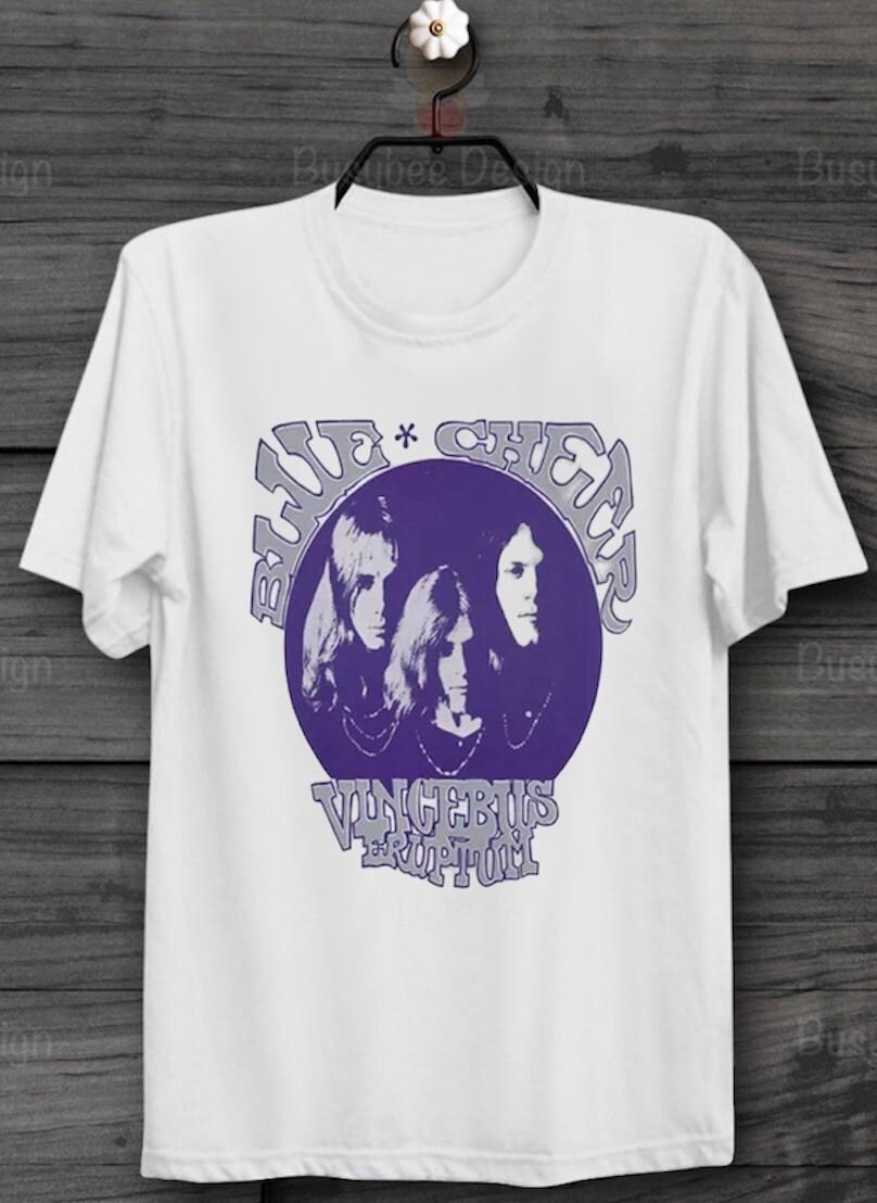 Blue Cheer Music Vincebus Eruptum Hard Rock Grunge Steppenwolf White T-shirt B6 S