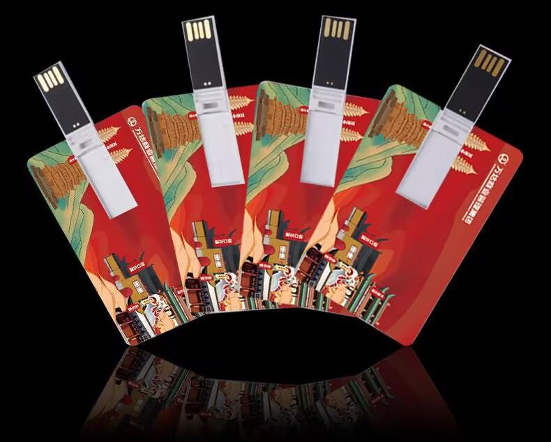 Custom Credit Card USB Drive: Creative Business Card & Corporate Gift with Logo Printing