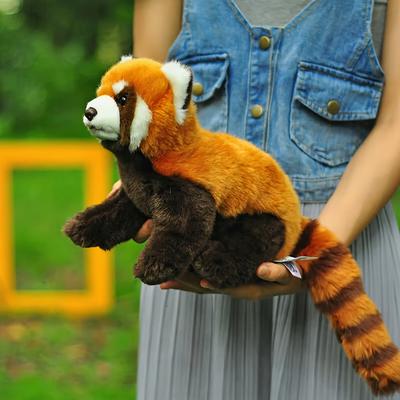 1PC Simulation Red Panda Plush Doll, Super Soft Cute Animal Doll, Children's Gift Birthday Christmas Gift