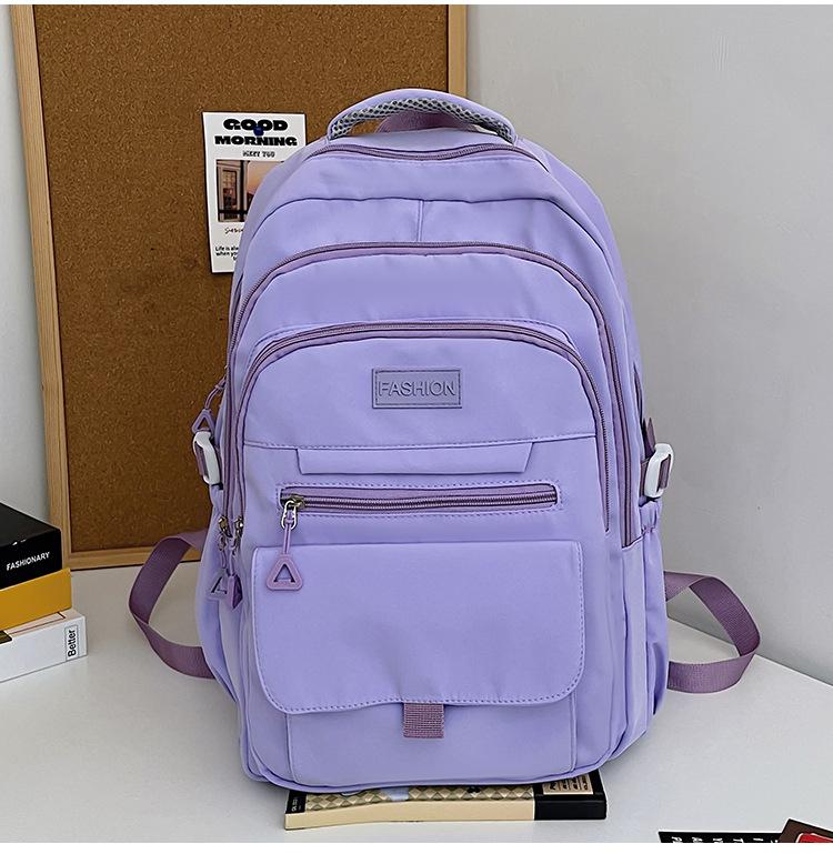 Schoolbag11 New Schoolbag Backpack Female Japanese Ins College Wind Large Capacity Junior High School Student Schoolbag Computer Bag