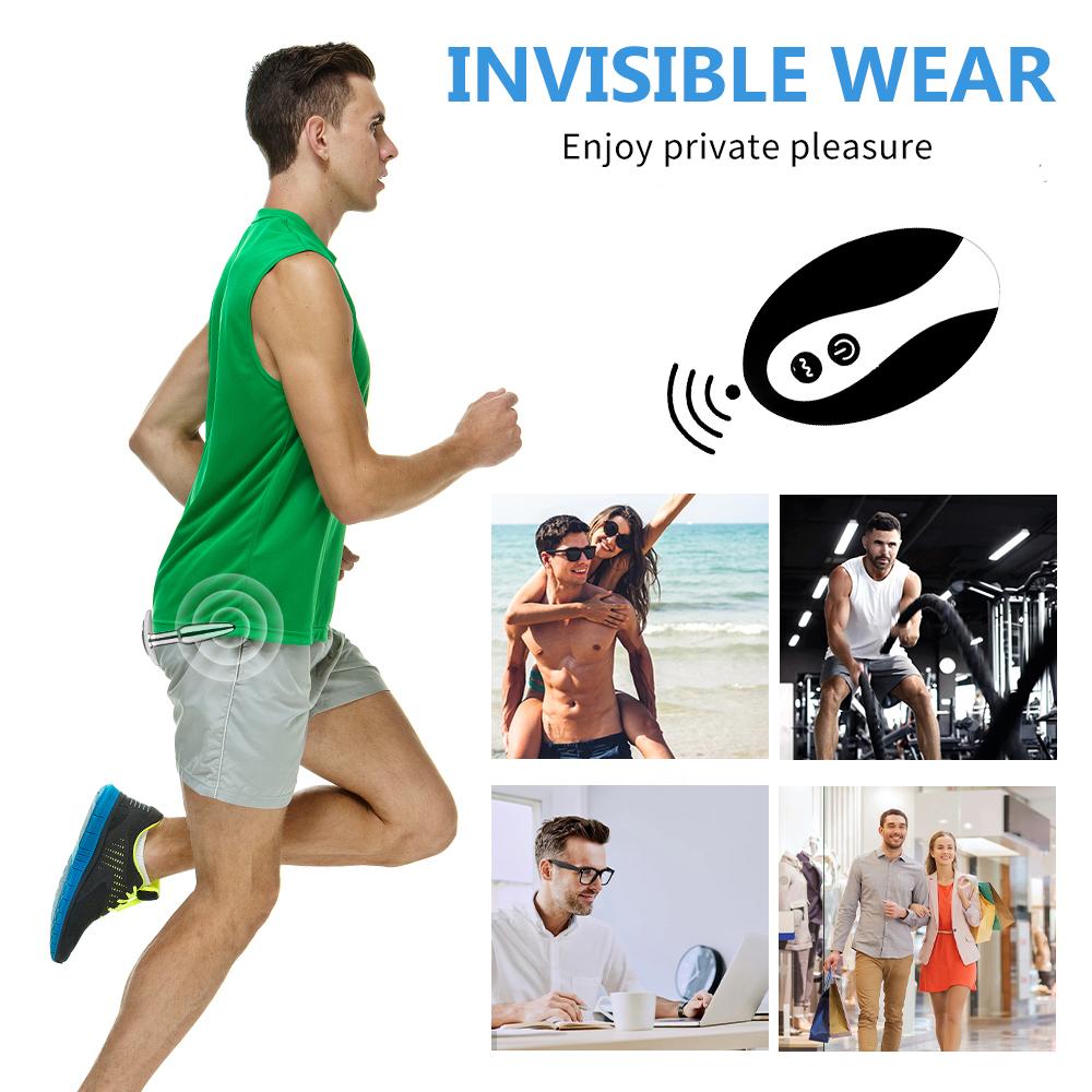 Plugue Anal Com Push 10 Modos De Vibração Brinquedo Anal Para Homens Massageador De Próstata Brinquedos Sexuais Com Controle Remoto Vibrador Brinquedos Anal Para 18