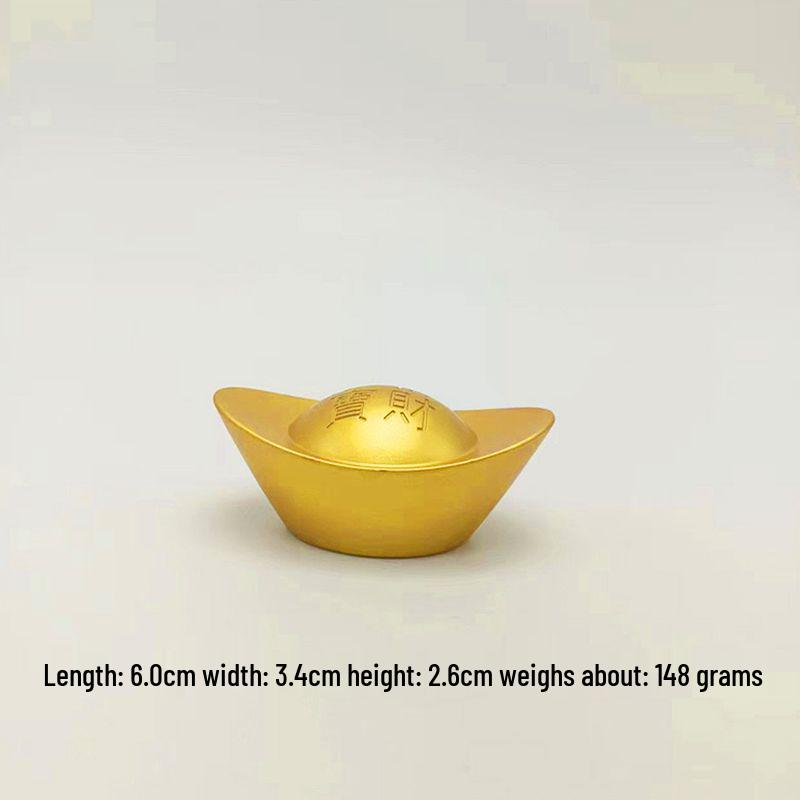 Lingots Dorés Décorations Festives - Ornements Trésors du Festival du Printemps