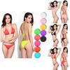 Hochwertiger String-Badeanzug Hochtaillierter Badeanzug Wunderschönes Einfarbiges Brasilianisches Bikini-Set für Damen
