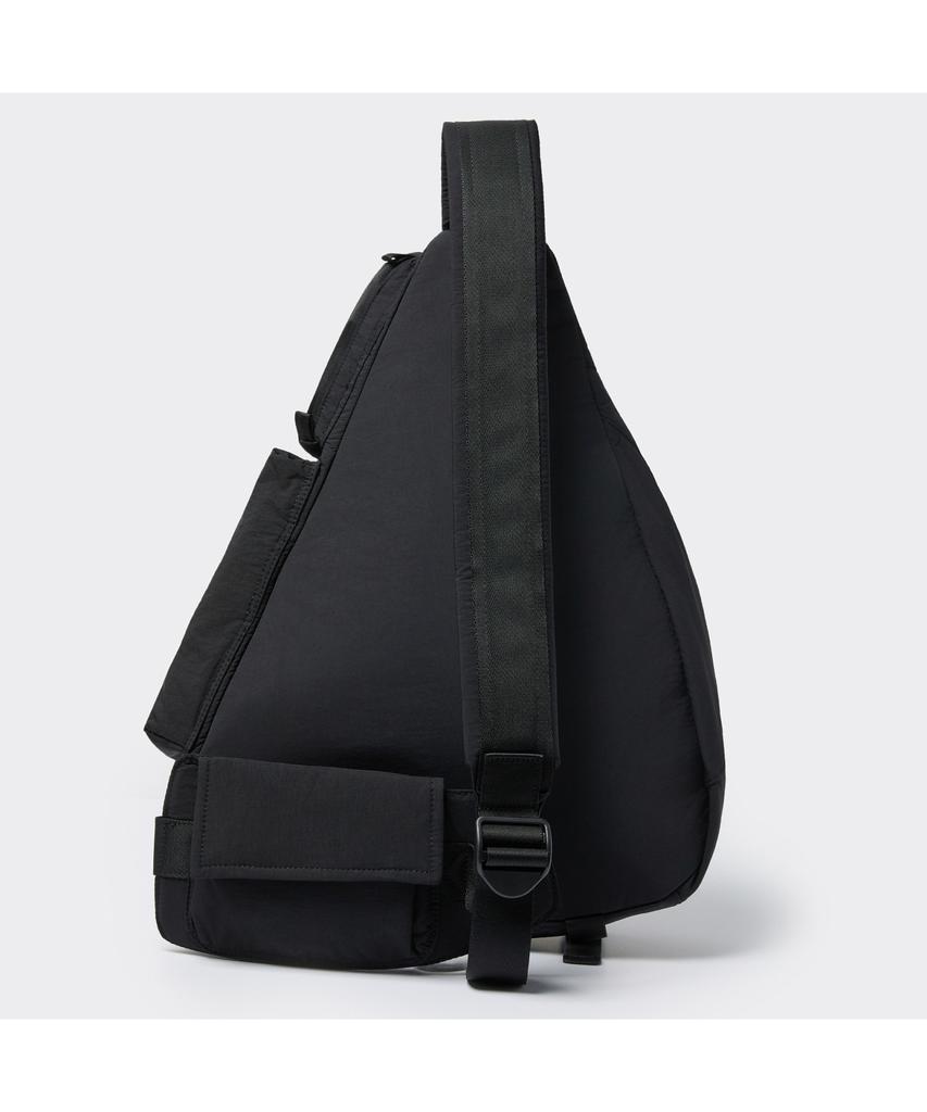 Customellow Black Nylon Sling Bag Cabax26514Bkx