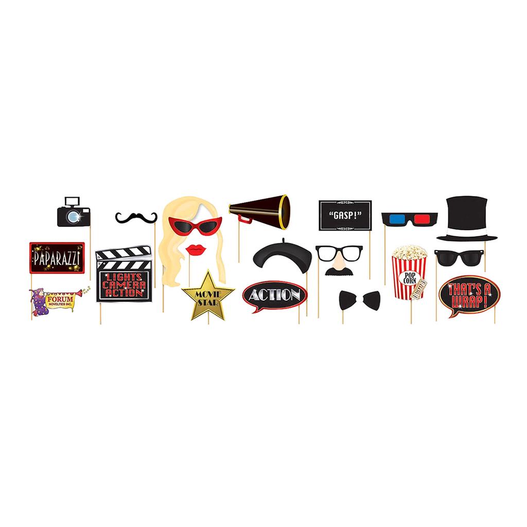 Buy Bristol Novelty At the Movies Photo Props (Multicolore) UTBN484