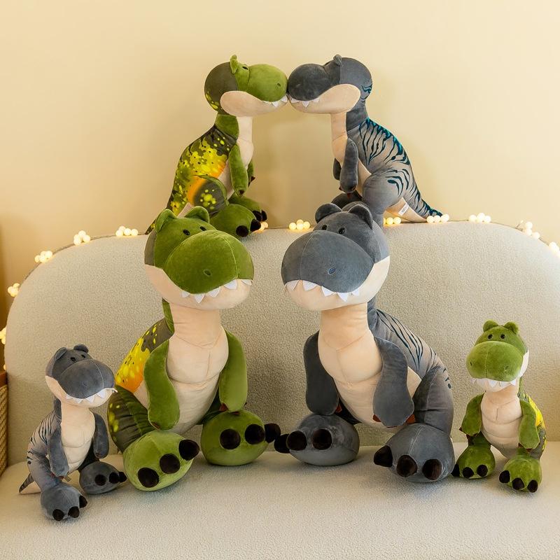 Cute Dinosaur Brother Plush Toy For Kids Soft And Cuddly Stuffed Animal Wholesale Birthday Gift