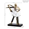 Ballet Girl Resin Statue - Cute Dancer Figurine for Children's Room Decor, Birthday Gift, Ballet Lover Collectible Art