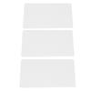 50 Sheets Metal Business Card Heat Transfer Aluminum Business Cards Blanks DIY Craft Supplies Pearl White