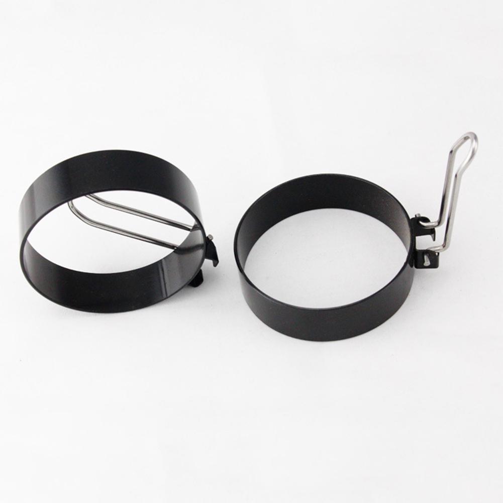 Non Stick Mold with Stainless Steel Handle Round Shape Ring Mould DIY Fried Eggs Cake Baking
