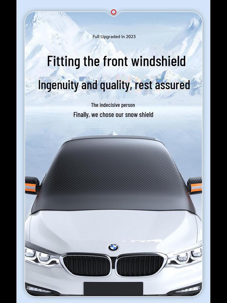 Magnetic Thickened Windshield Sunshade & Snow Cover