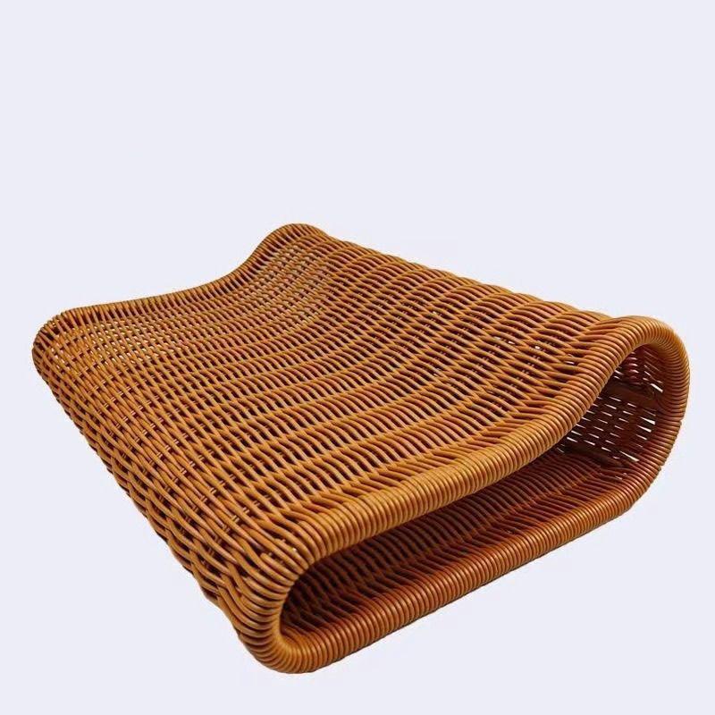 Summer Cool Pillow, Neck Protection Pillow, Hard and Breathable, Imitation Rattan Pillow, Washable Pillow, Hand Woven Pillow To Help Sleep