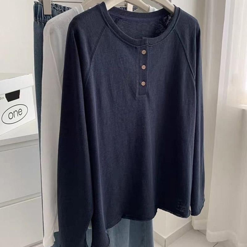 Sweatshirt for Women Cotton Oversize Thickened Loose Fit Slimming Casual Pullover Long Sleeve Top Sweatshirt