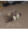 Translucent Acrylic Bow Claw Hair Clip - Stylish and Gentle Accessory for Women