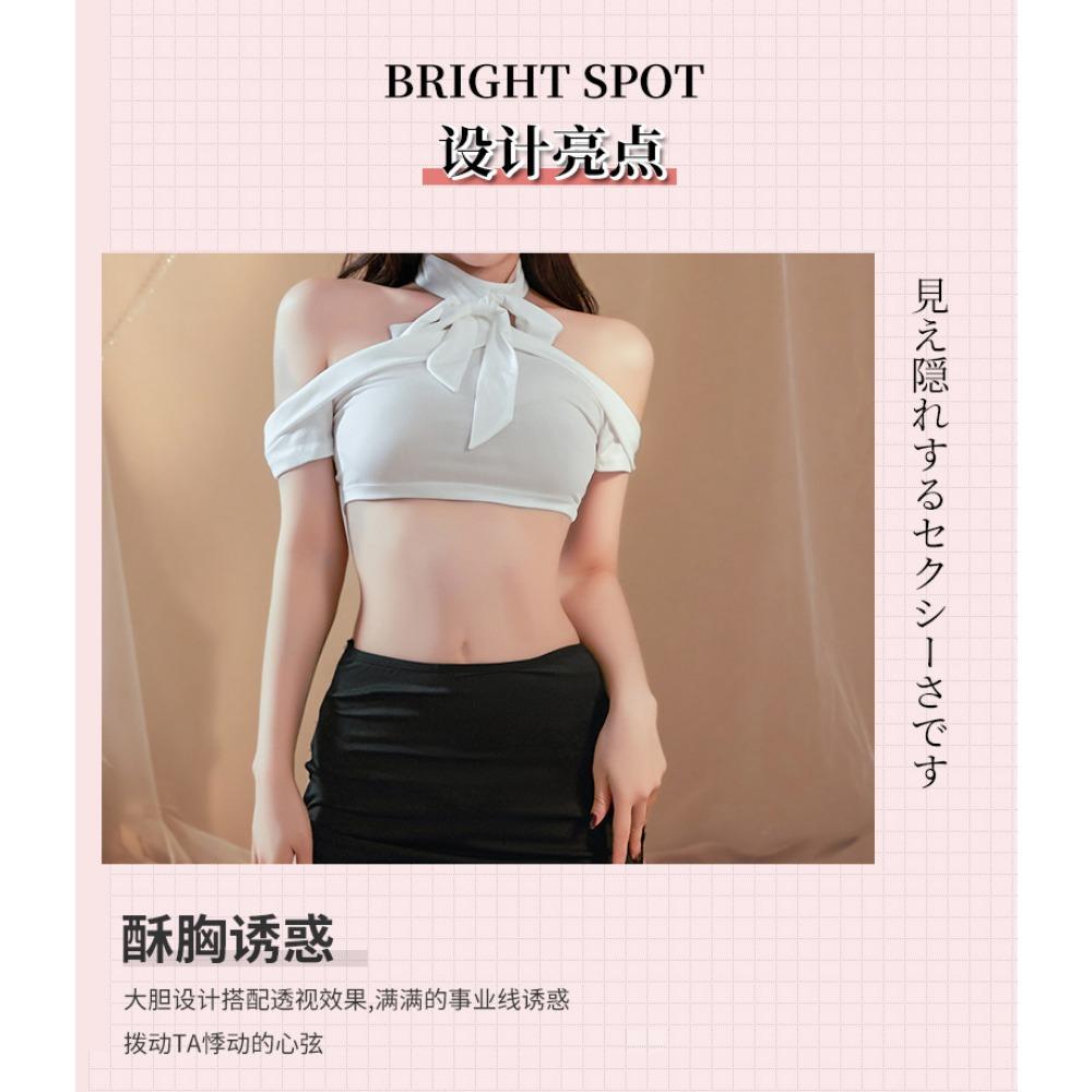 Sex Underwear New Sexy Hot Little Secretary Uniform Perspective Passion Temptation Free Pure Desire Hip Skirt