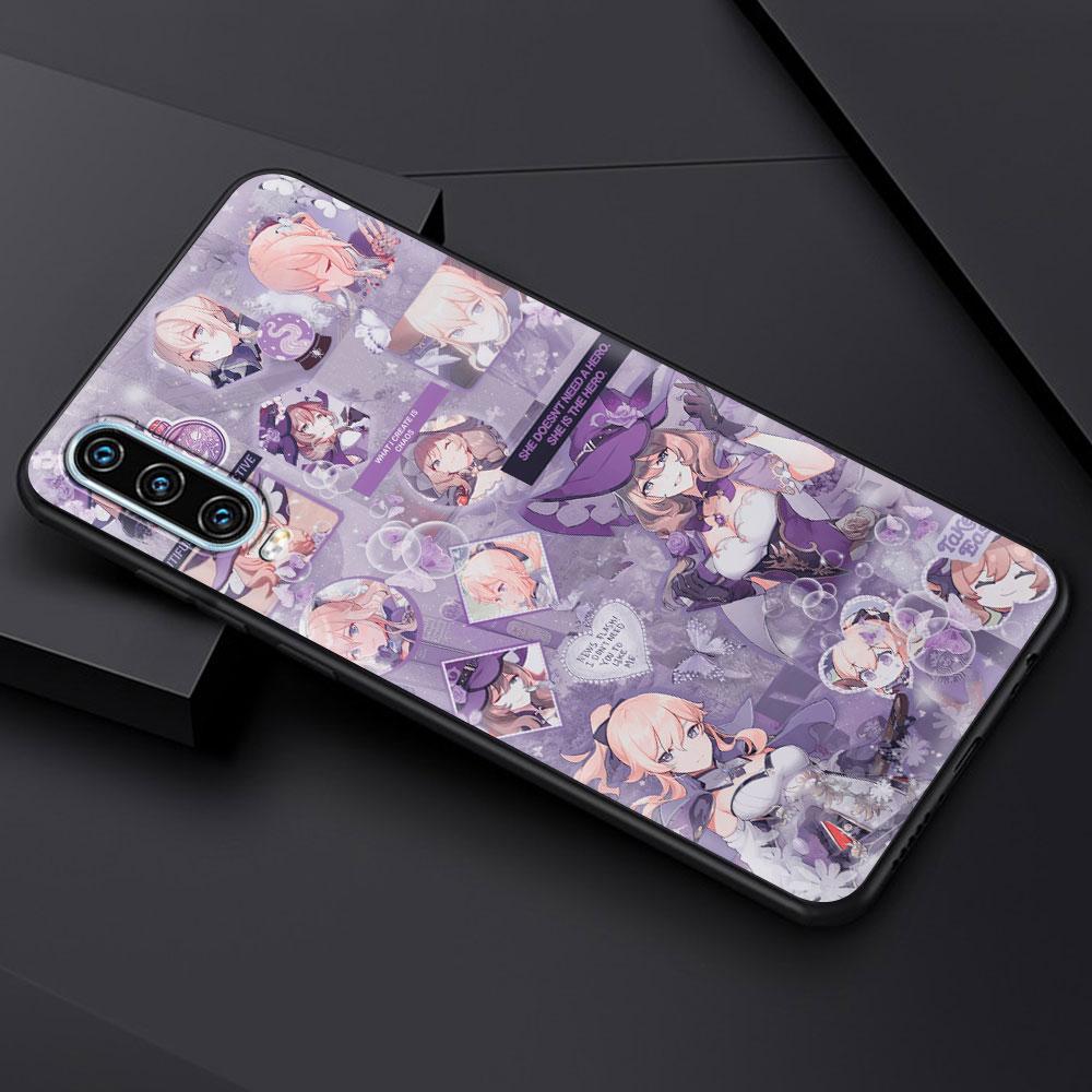 Genshin Impact Phone Case For Huawei P30 Lite P50 Pro P20 P40 Lite E P Smart Z 2021 Y6 Y7 Y9 2019 Y6p Y9s Y7a Silicone Cover