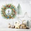 Xmas Theme 2D/Flat DIY Rhinestone Diamond Art Window Pendants Diamond Painting Set Special Shape Wall Decor for Home & Windows