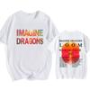2025 T-shirt Imagine Dragons Loom Tour Short Sleeve Cotton Women Tshirts High Quality Soft Unisex Streetwear Hip Hop Fashion