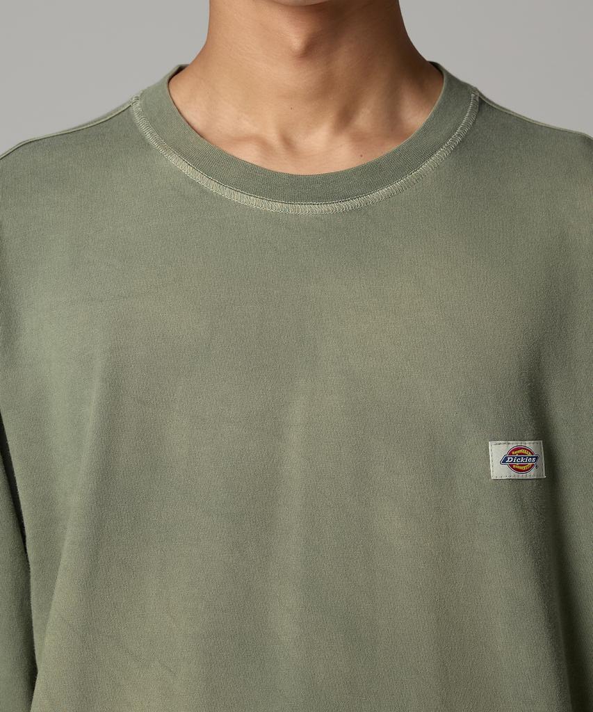 DICKIES Garment Dyed Basic Long Sleeve Olive