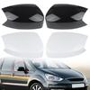 Left Right Door Wing Rearview Mirror Cover Cap For Ford S-MAX Galaxy S-Max 2006 2007 2008 2009 2010 2011-2015 KUGA/Escape 2008