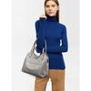 Large Capacity Soft Leather Minimalist Casual Tote Bag for Ladies