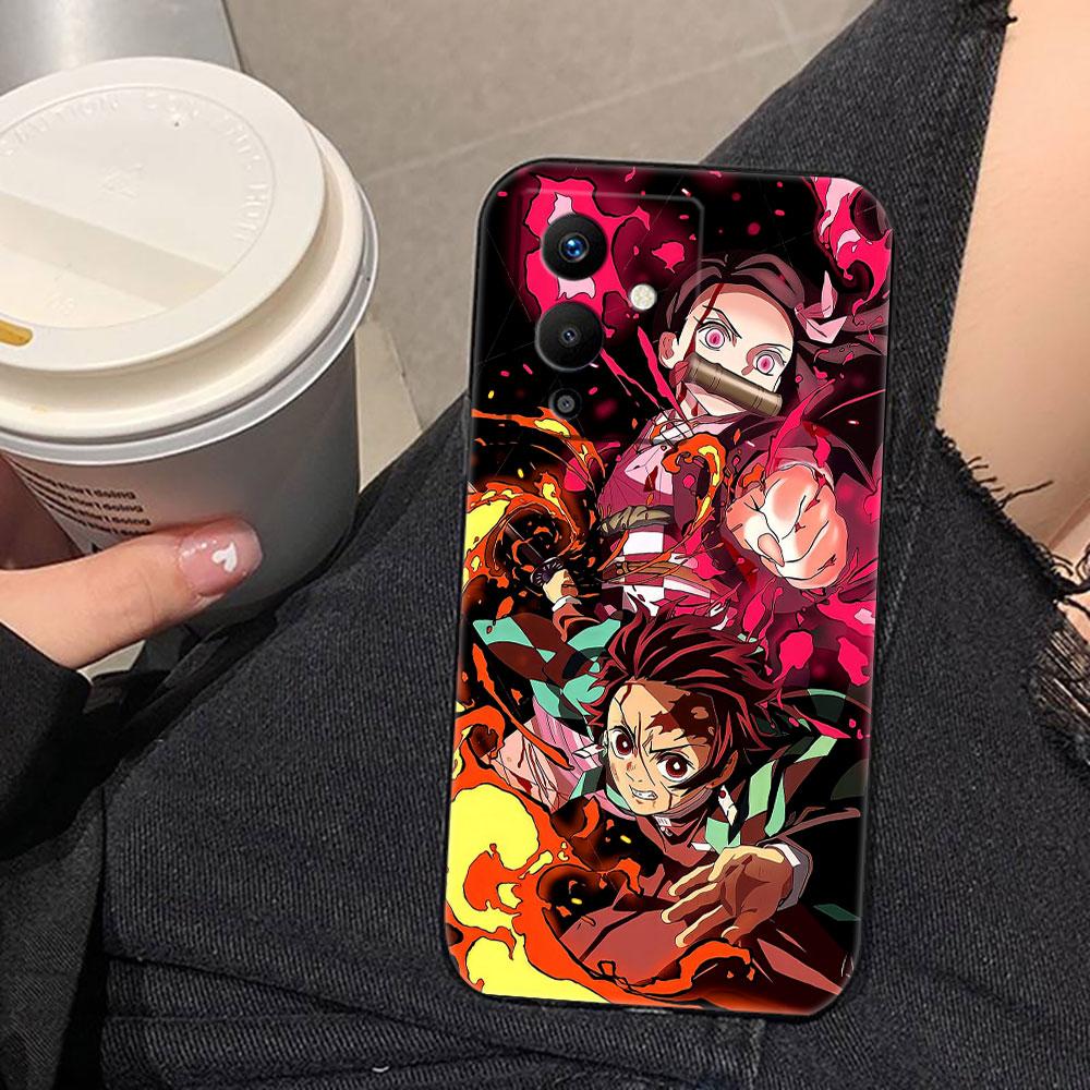 Anime Demons Slayers Tanjiro Cover Phone Case For Infinix NOTE 10 11 11S 12 GT 20 30 40 50 TECNO POVA NEO 2 4 5 6 7 Pro TPU Case