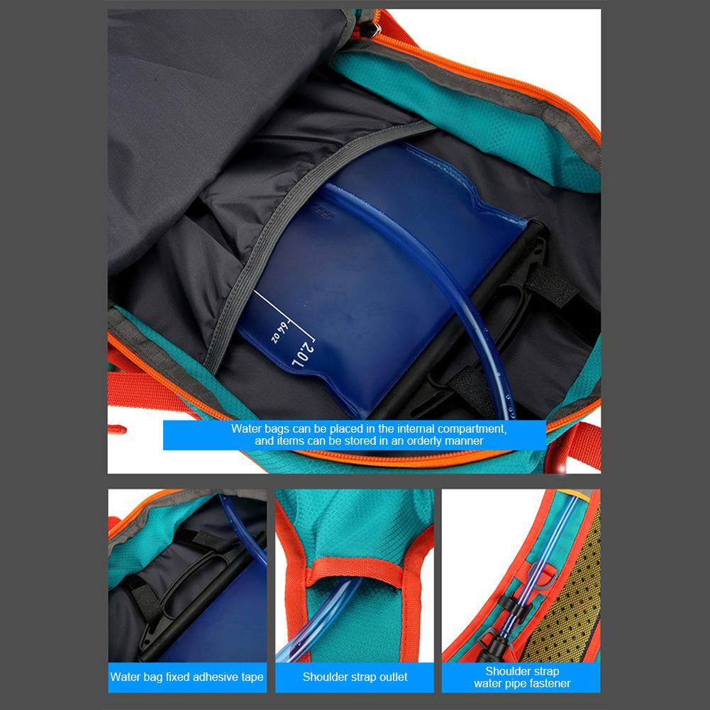 Outdoor Hiking Backpack Nylon Sports Bag Lightweight Hydration Backpack Waterproof Mountaineering Rucksack Travel Backpack