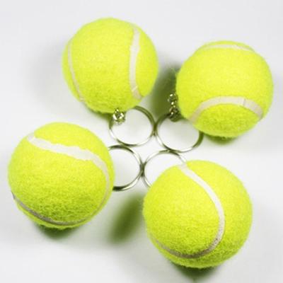 3D přívěsek na klíče na tenisový míček Sportovní krásný přívěsek na klíče