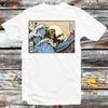 Japanese Toad Frog Playing Banjo Guitar Great Wave Off Kanagawa T Shirt B479