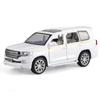 Miniaturen 1/32 Toyota Land Cruiser Legierung Off Road Diecast Modell Sound Licht Pull Back Spielzeug Schreibtisch Fahrzeugmodell Ornamente Geschenk