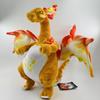 38cm Gigantamax Charizard Shiny Mega Plush Doll with Skeleton - Black and Orange