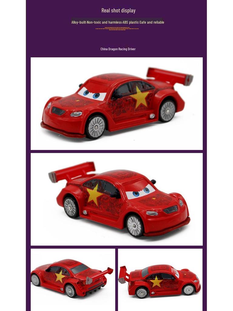 Dragon Racing Driver Alloy Car Model Toy for Kids