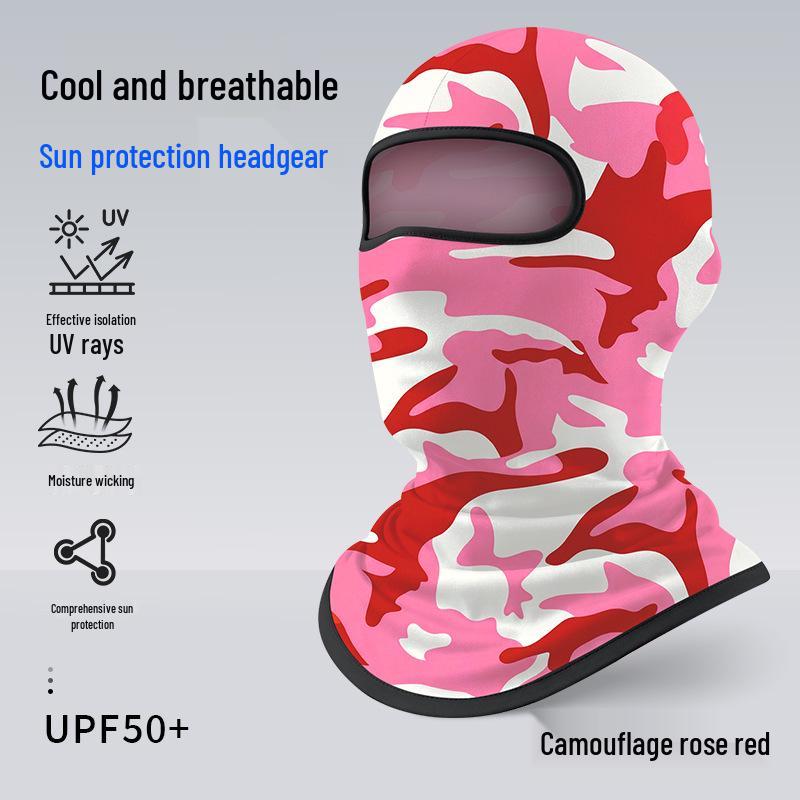 Grenzüberschreitender Gesichts- und Halsschutz-Pullover Eisseide Motorradmaske