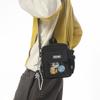 Unisex Nylon Crossbody Bag Multi Pocket Casual Shoulder Handbag for Travel Work