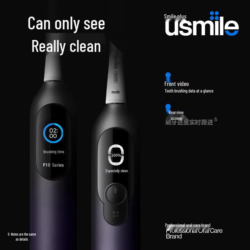 Usmile F10 PRO Dual-Screen Smart Electric Toothbrush CN plug (adapter included)