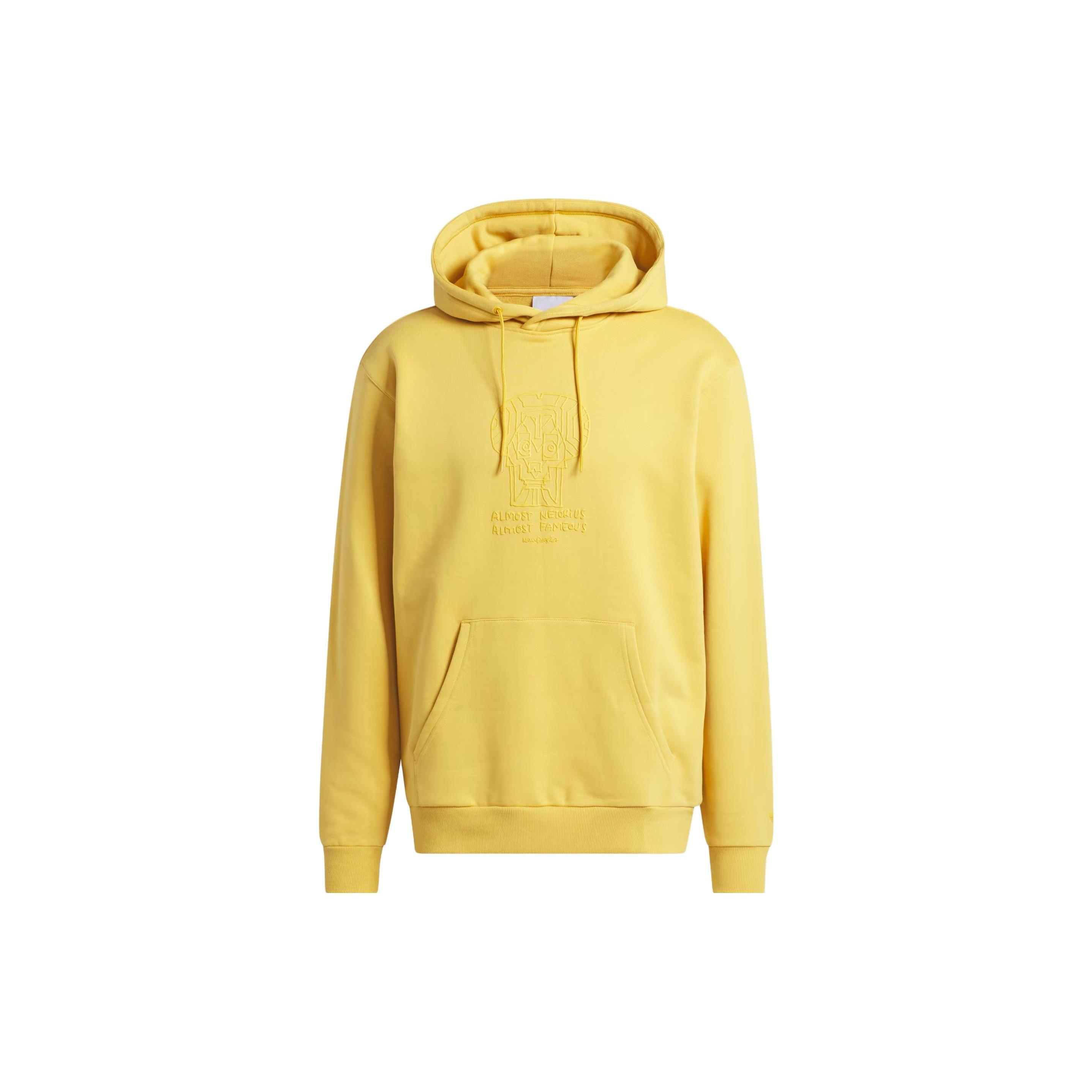 Adidas Originals Shmoofoil Netorious Loose Fit Hoodie Men Gold II5960 S