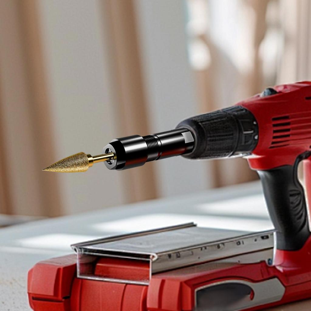 Angle Grinder Converter 2 Pieces Chuck Drill Bit Connecting Tool Accessories 6mm 3mm For Metal Cutting Precision Machining