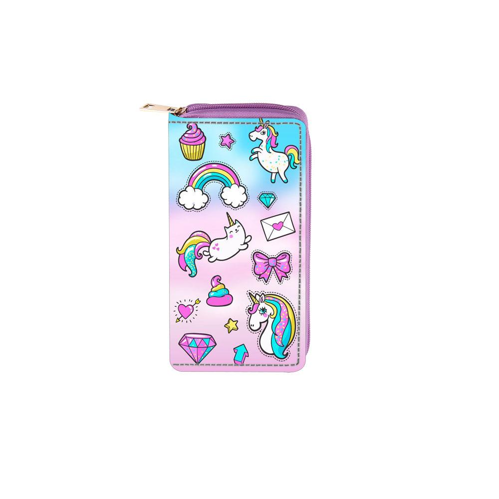 New unicorn long zipper wallet, wallet.
