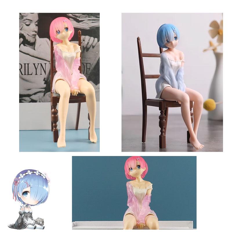 Rem Chibi Pvc Figure Gift Set In Color Box 12cm Height
