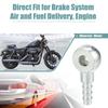 ACROPIX Fuel Line Adapter Connector Banjo Bolt Hose Barb Fitting Banjo Fitting Universal Motorcycle