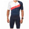 Summer short-sleeved triathlon onesie cycling suit sweat-absorbing breathable outdoor sports road mountain bike onesie