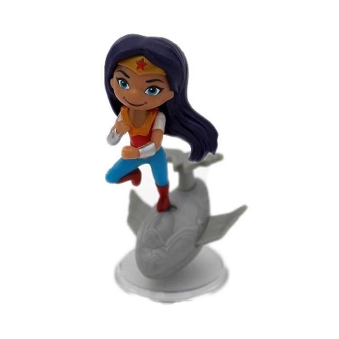 Figurine - DC COMICS - Wonder Woman Super Hero Girls - 9 cm - Pour enfants à partir de 3 mois - Intérieur
