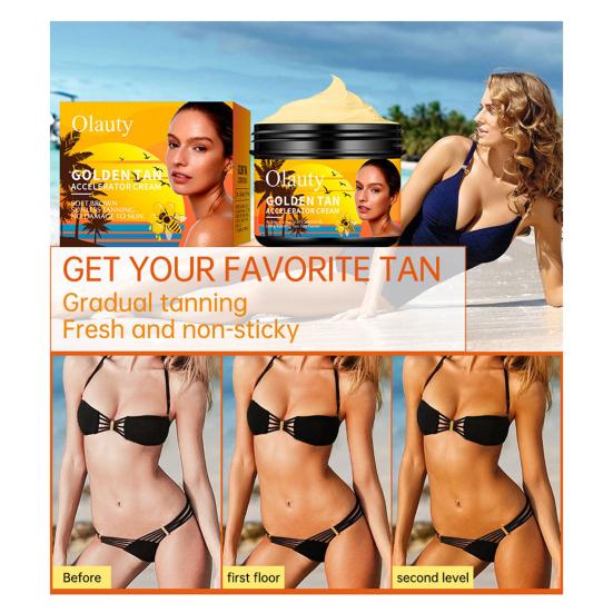 40/80G Intensive Bräunungscreme Bräunungsbeschleuniger Wasserdicht Lang Anhaltend Feuchtigkeitsspendend Nährend Körperbräunungslotion Selbstbräuner Gel