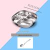 Qianxing 304 Stainless Steel Kids' Divided Dinner Plate