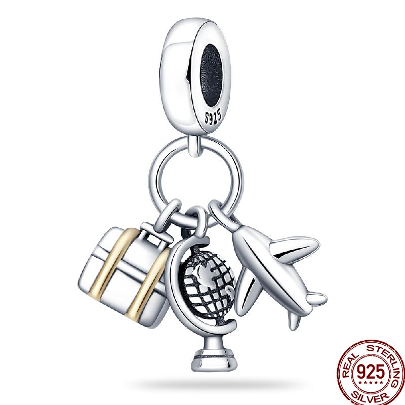 Copper Time Travel Space Travel Camera Bead Pendant Fit 3Mm Original Bracelet Diy Jewelry Gift