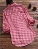 Retro Plaid Lapel Long Sleeve Shirt In Stock (2026)