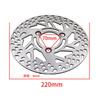 Disco de Freio para Motocicleta 200/220/260mm 3 Furos Aço Inoxidável Rotor de Disco Dianteiro Traseiro Discos Scooter Moto Esportiva Moto Off-road ATV Pitbike