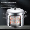 SUPOR 304 Stainless Steel Steamer Pot, 34cm