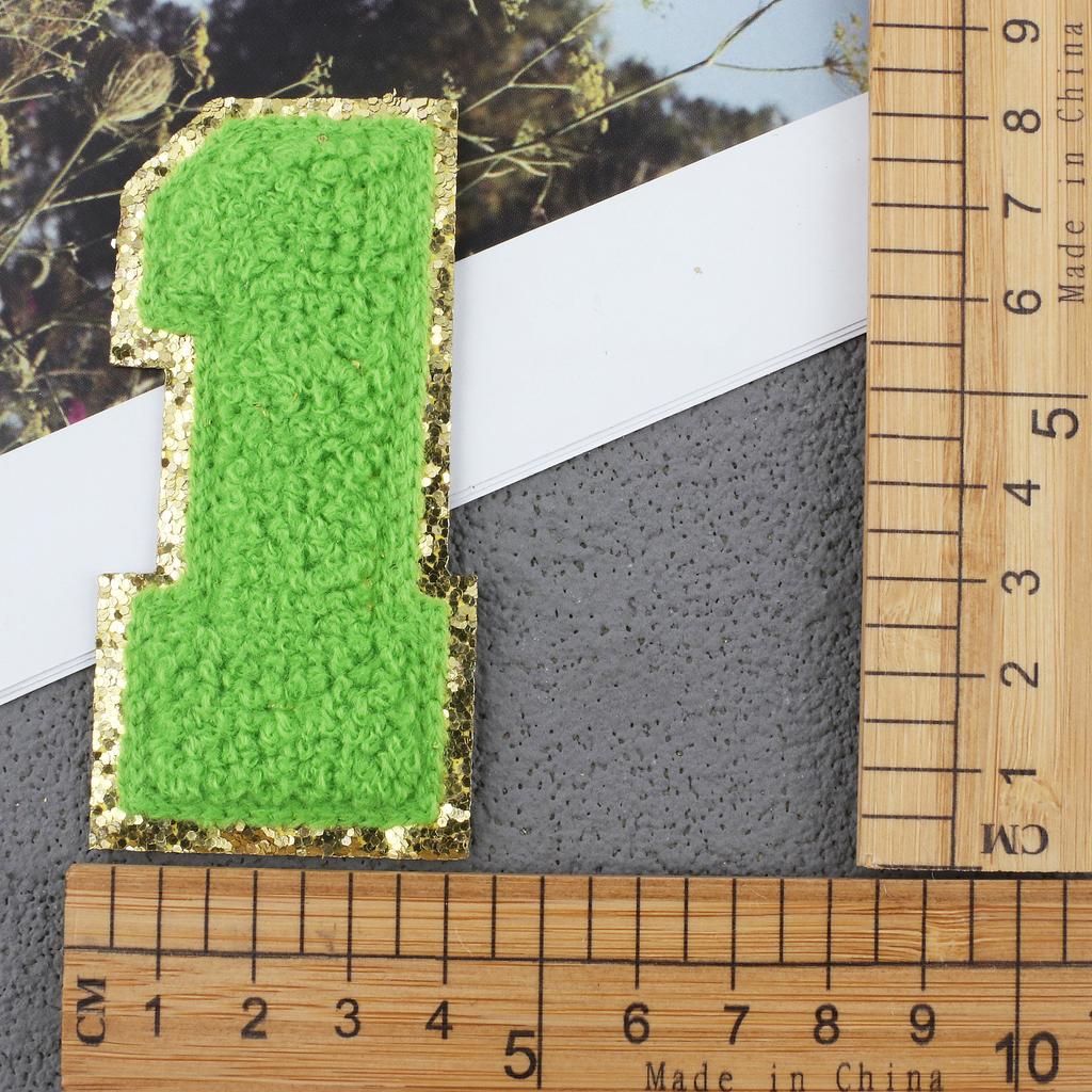 Mixed Color English Alphabet Embroidery Cloth Sticker Digital Towel Embroidery Computer Embroidery Stamp Clothes Smiley Face Patch Sticker