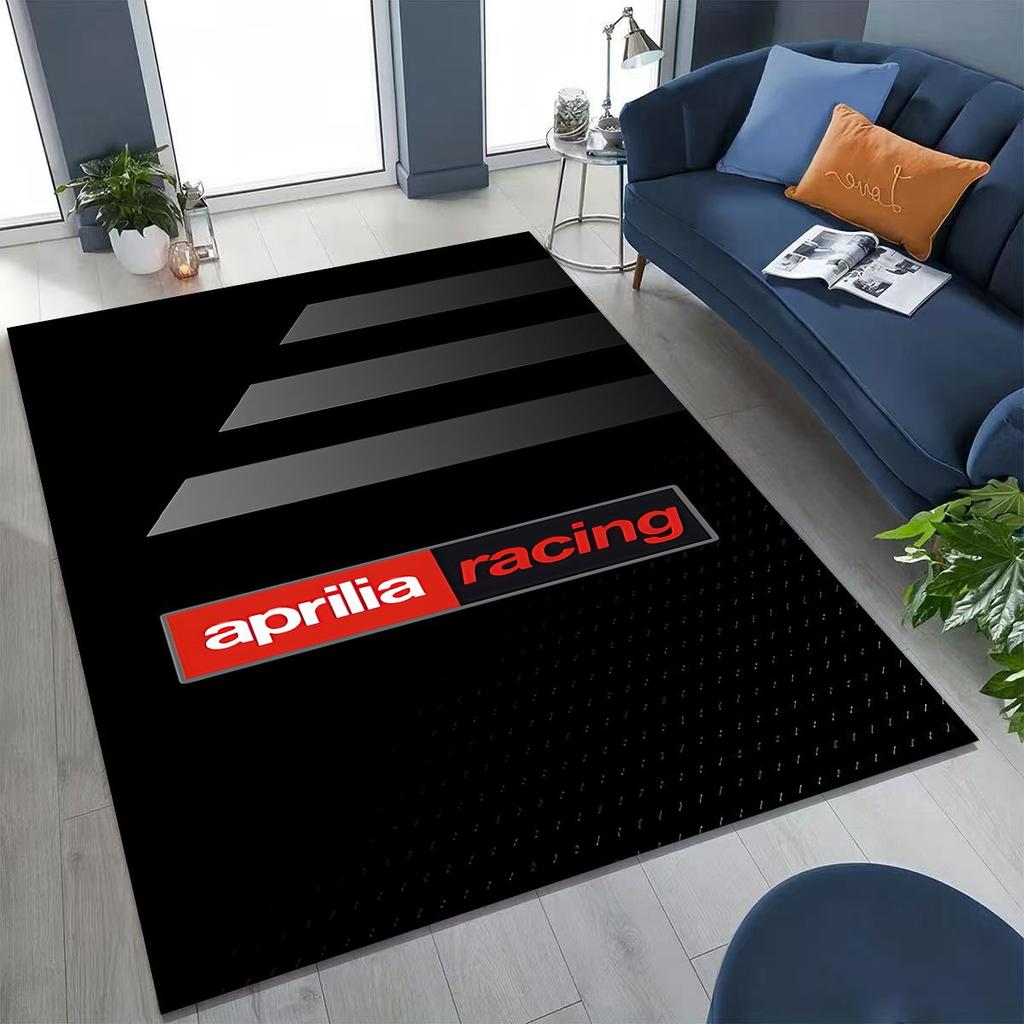 Motorcycle Aprilia Sign Racing Car Carpet Rug for Bedroom Living Room Sofa Home Doormat Decor,Large Kids Play Non-slip Floor Mat