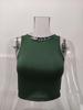 European & American Women's Sleeveless Racerback Crop Top